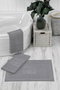 Mijölnir Orma - Grey Juego de alfombrillas de baño de 3 piezas